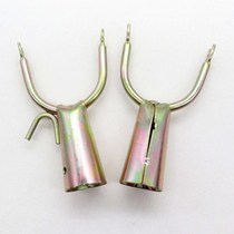 Metal large clothes fork head Clothes fork rod Clothes fork Clothes drying rod joint Clothes drying fork head support clothes rod special fork head