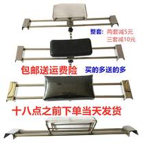 Hair Salon Wash Head Bed Durable Pillow Stainless Steel Flush Water Bed Wash Head Pillows Headrest Height Adjustable Long Rack Pillow