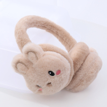 New childrens warm and cold-proof earmuffs plush thick male and female students