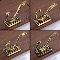 New Chinese hangover hook single wall-mounted wall in door clothes hooks ancient bronze clothes hat hook Home Xuanguan China Wind