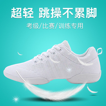 Competitive aerobics shoes net dancing shoes breathable competition shoes training square dance womens shoes cheerleading shoes dance shoes