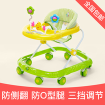 Baby boy baby walker 6 7-18 months anti-rollover multifunctional scooter with music toy car