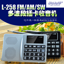 Happy companion L-258FM AM SW multi-band radio for the elderly MP3 plug-in speaker portable PA playback