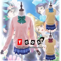TCOS lovelive cos clothing summer uniform lovelive school uniform anime cosplay clothing female