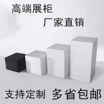 Wood paint white booth design Commercial exhibition boutique showcase display table Commercial womens store table booth