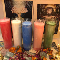 7-day Ritual Magic Candles Soy Candles Witchcraft Candles Altar Colored Candles Multi-colored Candles