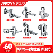 WRIGLEY foot valve A87873 B01 Hand press B08 Foot A01 stool squat pit squat toilet delay flushing valve