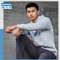 Decathlon sports sweater mens autumn new casual breathable couple pullover loose sports top women MSXH