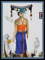 Belly dance practice clothing hot sale yoga elastic cotton strap vest brand AU71