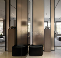 Electrostatic brown frosted glass film Translucent opaque living room sliding door anti-peep window sticker Light brown film