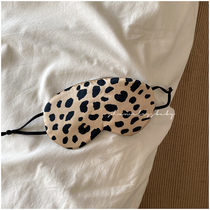 Sexy little wild cat ~ double-sided silk eye mask sleep blackout BAO WEN mulberry silk ice bag set