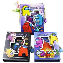 amongus the surrounding space werewolf kill diary book stationery 64K Primary School students note password book children with lock