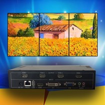 2022-liter version of TV splicing box LCD TV splicing machine TV wall splicing box Scroll Caption