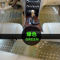 Transparent rubber plastic floor mat PVC latex silicone car mat Universal