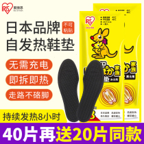 Japan Love Litho Self Heating Insole Winter Foot Warm Plantar Fever Sticker Antifreeze Warm Footbed Alice