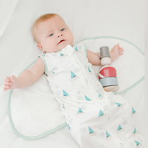 Nest Designers Baby Sleeping Bag 2022 Spring New Pint Pure Cotton Double swaddle newborn baby anti-kick quilt