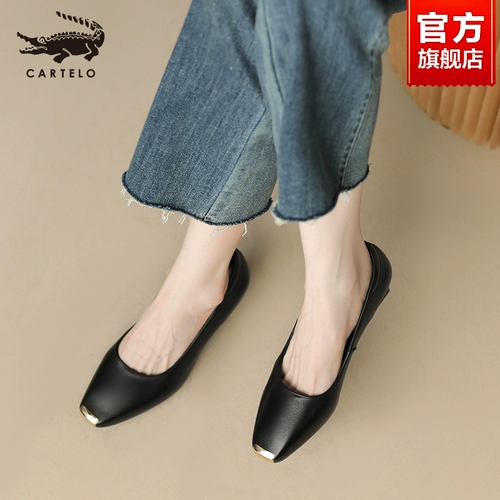 Обувь на высоком каблуке для кожаной обуви, из натуральной кожи, коллекция 2023, мягкая подошва