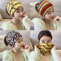 Autumn and winter warm hair belt Womens net red Korean hair accessories cashmere wide edge hair band headband headgear sweet hair card bag headscarf
