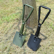 Small engineer shovel outdoor multifunctional foldable car multi-purpose Ordnance shovel iron canon fishing shovel