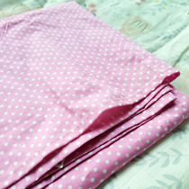 Childrens cotton sheets Pink dots sheets Kindergarten sheets