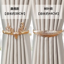 Punch-free curtain buckle strap simple and extravagant creative spring curtain clip cute close band tie tie flower decoration