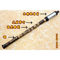 (Flagship Store) Natural Zizhu Bau vertical blowing G-tune F-tune F-tune F-tune beginner practice instrument