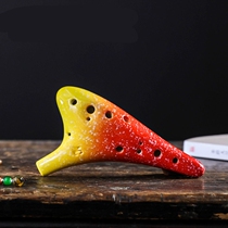 (Flagship store) 2018 new Ocarina Starry Sky series round head 12 hole Alto C tune Ocarina Ocarina intonation
