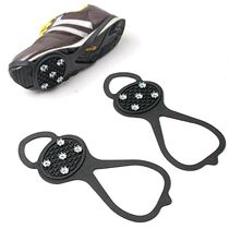 Five 5 teeth non-slip shoe cover snowy ski male winter snow claw outdoor anti-fall ice claw ice grip climbing professional shoe nails