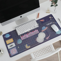 Oversized keyboard mouse pad girls ins waterproof office dormitory senior soft computer desktop desk mat