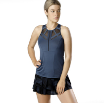 foreign lucky in love lucky love 2022 limited edition tennis top vest short skirt blue