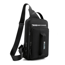 New Oxford Buns Mens Chest Bag Fashion Trends Han Edition Large Capacity Single Shoulder Bag Outdoor Leisure Sports Diagonal Satchel