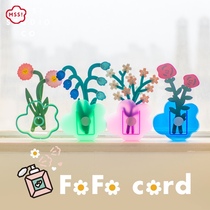 MSS Meow Warlock Cute Graduation Season Gift Cherry Valley Lily Rose Felt Permanent Flower Fake Flower Decorative Fragrance Card