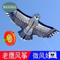 Kite Chinese style 2021 new childrens large adult special eagle simple breeze easy to fly 3d high-end tide