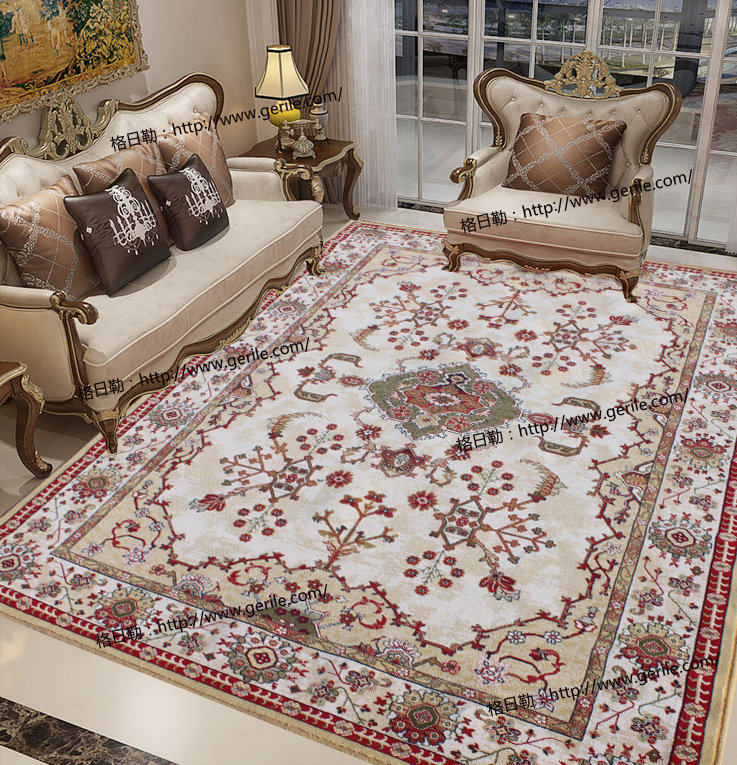 Mongolian pure wool carpet import fine cashmere villa European living room bedroom carpet