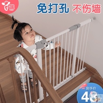 Cat fence fence fence isolation door stairway entrance non-perforated self-loading attic pet reinforced bedroom baby safety door