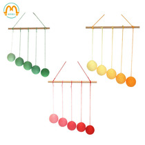Mengxue Montessori hanging visual pendant newborn baby visual pendant gradually colored ball Gobbi gradient ball