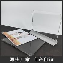 Thickened Acrylic Frosted Photo Frame Strong Magnetic Swing Table Certificate Frame Acrylic Medal 67810 inch A4 engraving logo