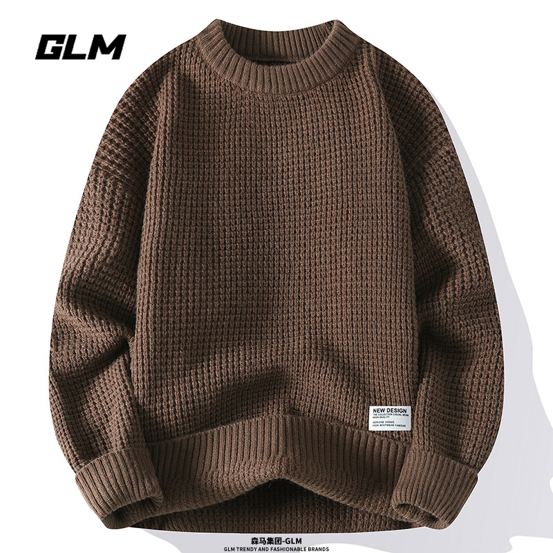 Senma Group GLM Autumn and Winter New Youth Student Trend Warm and Thick Loose Pullover Sweater Men's Coat