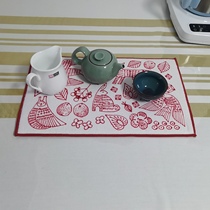 Export Europe and the United States original single high-grade dining table tableware mat Water coaster Water absorption and insulation generous beautiful easy to clean students