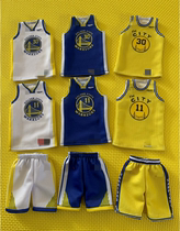 Homemade compatible 1 6enterbay eb Jersey Warriors new season Curry Thompson host and guest retro jersey