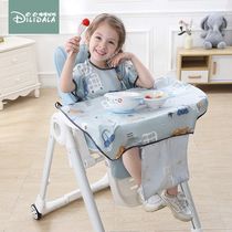Summer thin children eat sleeveless bib tray baby anti-dirty integrated dining table dining chair baby gown
