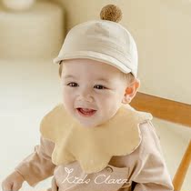 Kidsclara Korean saliva towel baby bib newborn double-sided rotating wave pattern baby bib multicolor