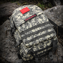 Camouflage backpack men and women tactical shoulder backpack large capacity combat attack bag outdoor travel mountaineering bag schoolbag