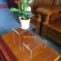 Acrylic transparent display stand Display stand Acrylic U-shaped rack Shoe rack Hot bending display plastic rack plastic bracket