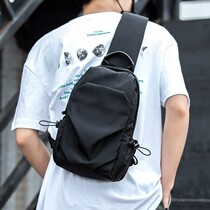 Craftsman fragrant new mens chest bag trend shoulder messenger bag multi-functional casual oblique simple small bag back bag
