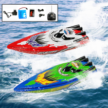 Childrens electric remote control boat Yacht toy boat Boys and girls water toys Toy boat model speedboat Rowing