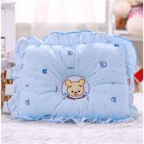 Freshman infant breathable styling pillow anti-deflection head correction head shape children styling cotton breathable boutique pillow