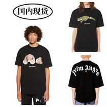 palm angels short sleeve palm angel T-shirt loose decapitated bear letters female logo decapitated crocodile male off shoulder