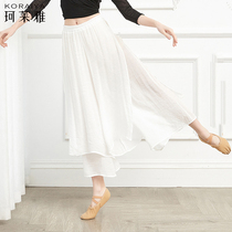 Classical Dance Suit Woman Flutter China Dance Chinese Dance Modern Dance Dancer With Adult Loose Dance Pants Broadlegged Pants Body Rhyme
