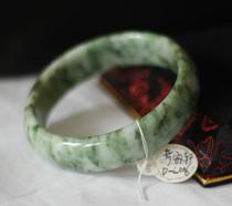 (Qi Yuxuan) Nanyang Dushan Jade natural green white Dushan jade bracelet D-L006